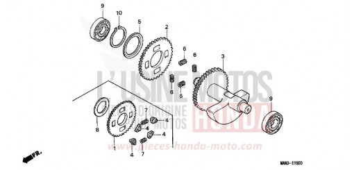 BALANCIER NX650W de 1998